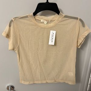 NWT LA Hearts Sheer Top